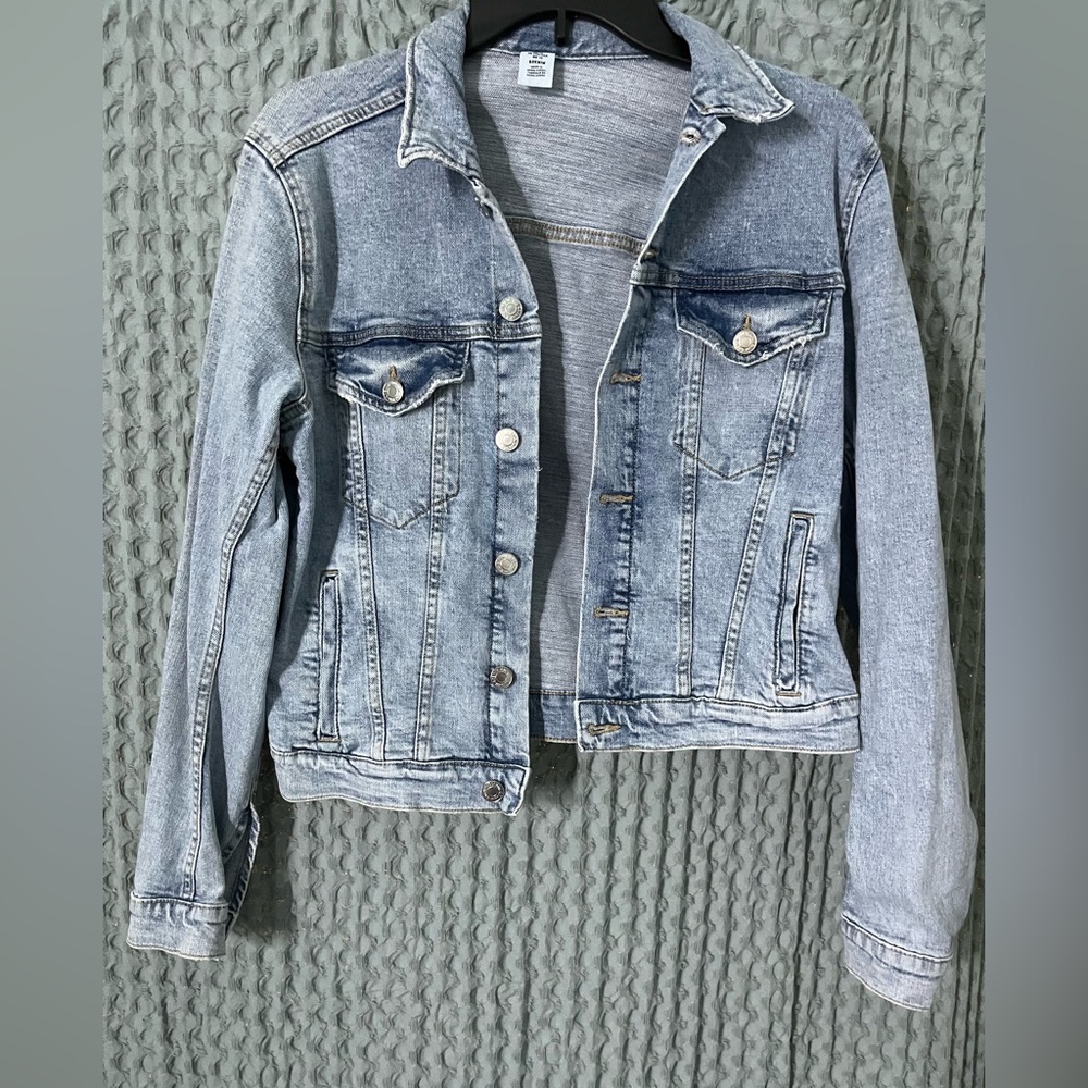 Light Wash &denim Jean Jacket
